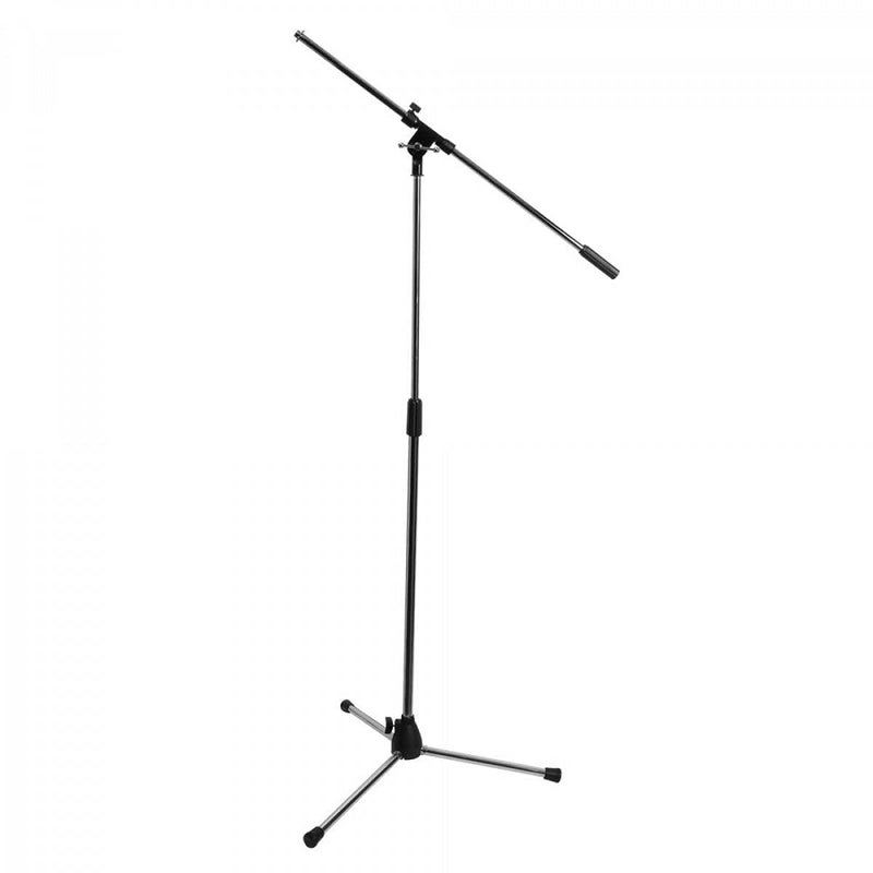 OnStage On-Stage MS7701C Tripod Microphone Boom Stand, Chrome - Image 1
